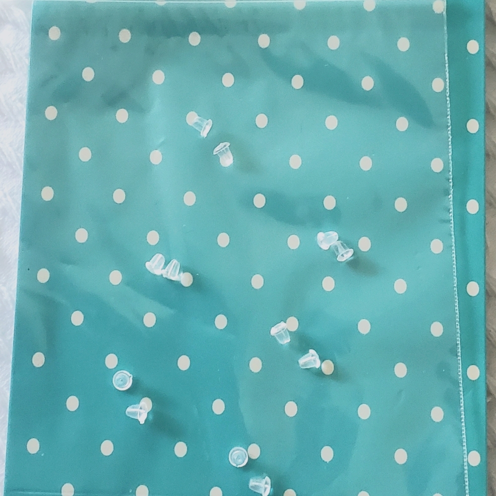 Hypoallergenic Earring buds/stoppers/closures 12 pairs (24 piece total) New